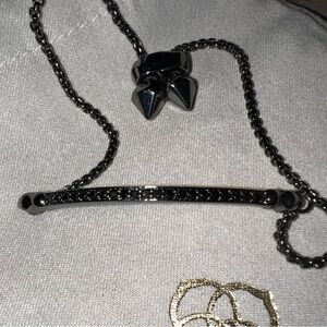 Kendra Scott OTT Adjustable Chain Bracelet in Gunmetal